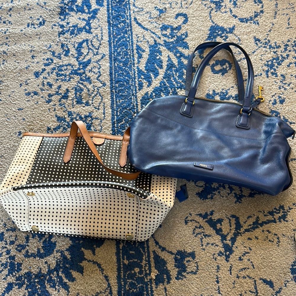 Two fossil bags
